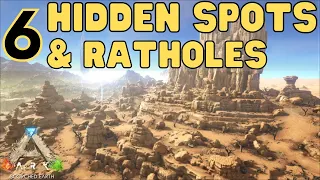 6 Best Hidden Base Locations & Ratholes on Scorched Earth | Ark Survival Evolved