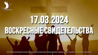 ЕЖЕНЕДЕЛЬНЫЕ СВИДЕТЕЛЬСТВА 🔥 17.03.2024