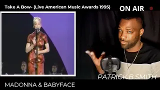 MADONNA | BABYFACE | Take A Bow | 1995 | LIVE | American Music Awards | REACTION VIDEO