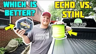 The BEST Trimmer Line on the Market?? (ECHO vs. STIHL)