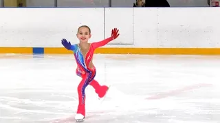 Кирина Серафима. Соревнования по фигурному катанию юный спортсмен. 🤍⛸️🩷