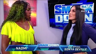 Naomi confronta a Sonya Deville en Backstage - WWE Smackdown 14/01/2022 (En Español)