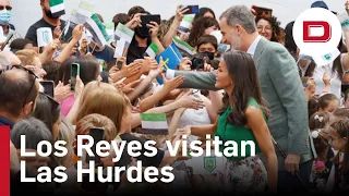 Multitudinario recibimiento a los Reyes en Las Hurdes 100 años después de la visita de Alfonso XIII