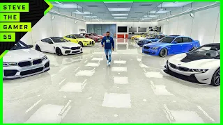 PLAYING as A Millionaire with a BMW Garage in GTA 5! Let's go to work GTA 5 Mods| 4K
