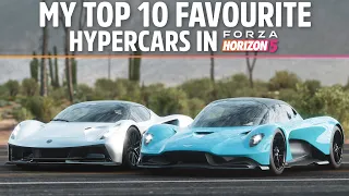 Forza Horizon 5 - My Top 10 Favorite Hypercars!! - CLK GTR Forza Edition / Lotus Evija / Valhalla