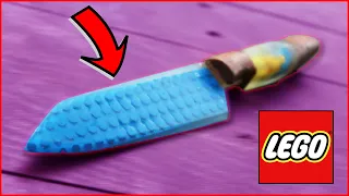 НОЖ ИЗ ЛЕГО И ЭПОКСИДНОЙ СМОЛЫ - Как сделать нож из LEGO и эпоксидной смолы?