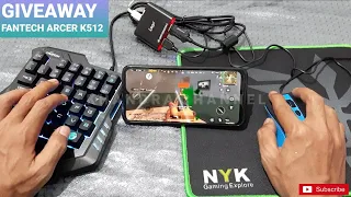 CARA MAIN PUBG MOBILE MENGGUNAKAN KEYBOARD DAN MOUSE CHIPSET MEDIATEK (GIVEAWAY FANTECH ARCER K512)😱