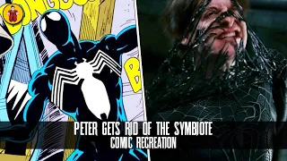 SPIDER-MAN 3 RECREATING PETER GETTING RID OF THE SYMBIOTE COMIC STYLE