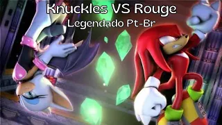 [Animação SFM] Knuckles Vs Rouge | Recriação de Cena Sonic Adventure 2 | diakitty Legendado Pt-Br