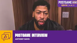 Lakers Postgame Anthony Davis (10/05/19)