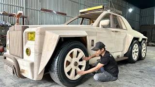 Building The World's Most Special ROLL ROYCE 6x6 For My Son (original sound )