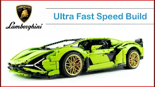 LEGO TECHNIC 42115 Lamborghini Sián FKP 37 Ultra Fast Speed Build for Collecrors