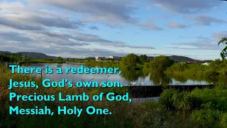 There is a Redeemer (3vv+refrain) [with lyrics for congregations]