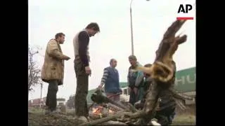 GREECE: FOREIGN TRUCKERS REMAIN TRAPPED AS FARMERS BLOCKADE ROADS