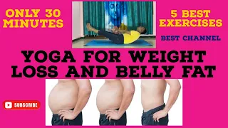 Yoga for weight loss and belly fat I simple yoga for weight loss