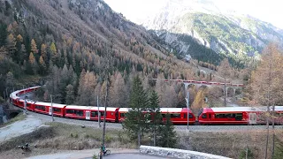 Zvicra thyen rekordin, treni më i gjatë i pasagjerëve në botë kalon nëpër Alpe