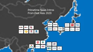 Primetime News Intros from East Asia 2020