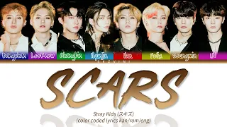 Stray Kids 'Scars' Color Coded Lyrics (Kan/Rom/Eng)