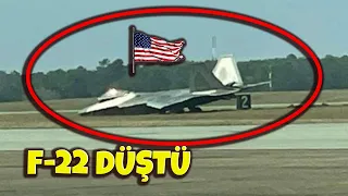 ABD'DE F-22 RAPTOR SAVAŞ UÇAĞI DÜŞTÜ