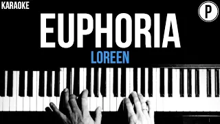 Loreen - Euphoria Karaoke Acoustic Piano Instrumental Cover Lyrics