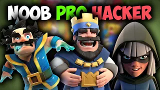 Clash Royale - НУБ vs ПРО vs HACKER (Noob vs Pro vs Hacker)