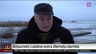 Atjaunots Lubāna ezera Ziemeļu dambis