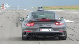 1000HP Porsche 991.2 Turbo S HCP 0-325 KM/H DRAG RACES