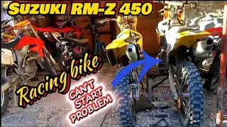 Racing bike Suzuki RM-Z 450 Can't start problem