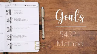 Goals | 54321 Method