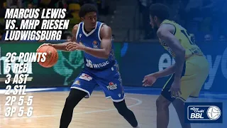 Marcus Lewis vs MHP Riesen Ludwigsburg