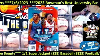 2023 Bowman's Best U Basketball Box #3- 7/6/2023