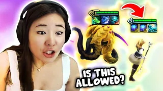 VEL'KOZ 3 REROLL + DOUBLE RADIANT ITEM LUX MELTS EVERYTHING! | TFT SET 9