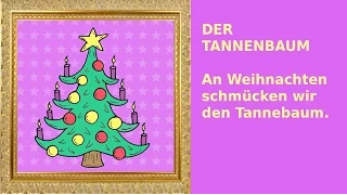 Weihnachten: 24 Sätze auf Deutsch - German for children + beginners: christmas