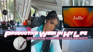 Productive Week in My Life Vlog | New MacBook, New Desk Set Up, School, and More!!!