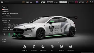 [Gran Turismo 7] MAZDA3 Gr 4 race tune