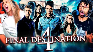 THE FINAL DESTINATION 4 (2009) MOVIE REACTION! FIRST TIME WATCHING!! Full Movie Review