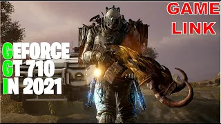 Geforce GT 710 In 2021 Modern Game's/ Gt 710 Can It Run ?? Game Tasted,