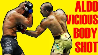 Watch Jose Aldo DESTROYS Jeremy Stephens with liver punch 'FROM HELL! UFC FIGHT REMAKE!