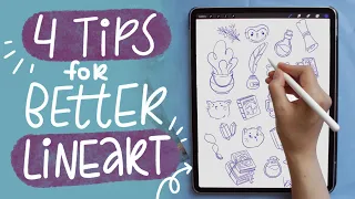 TIPS HOW TO IMPROVE LINE ART DRAWING IN PROCREATE FOR BEGINNERS