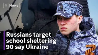 Russia Ukraine War: School hit by Russians - many feared dead