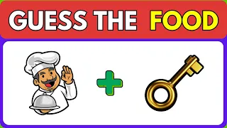 Guess the food |🍔🌭🍕 Can you guess the food by Emoji? #quiz #guessthefood  #challenge