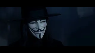 V for Vendetta (2005) - Final Fighting Scene /V's Injury [1080p]