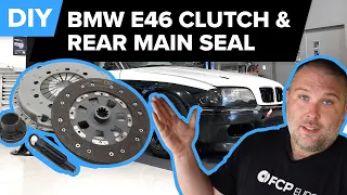 BMW E46 Clutch, Flywheel & Rear Main Seal Replacement DIY (330i, 325i, 330ci, 323i, 325ci, & More)