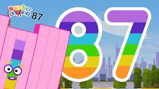 Numberblocks Magic Run 87 - Numberblocks 87 Adventure | Number Explore