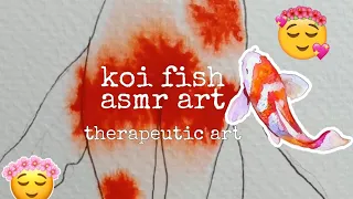 koi fish /asmrart🐟