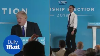 Boris Johnson v Jeremy Hunt: The latest Tory hustings from Nottingham