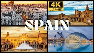 SPAIN TRAVEL 4K Most beautiful places in the country #relaxingmusic #tour #spain  #world #amezing