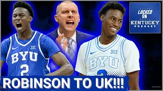 Mark Pope and Kentucky basketball land Jaxson Robinson! | Kentucky Wildcats Podcast