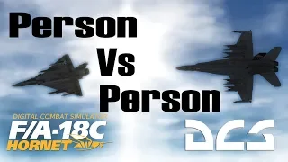 DCS: PvP F-18 Hornet Vs Mirage 2000C Online BVR Fight.