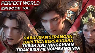 TUBUH ASLI NINGCHUAN TIDAK SANGGUP MELAWAN TIGA BERSAUDARA!!  - Alur Cerita Perfect World Eps 166